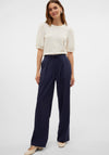 Vero Moda Isolde Wide Leg Trousers, Navy
