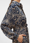 Vero Moda Vilja Floral Print Shirt Dress, Navy