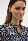 Vero Moda Vilja Floral Patterned Shirt, Navy