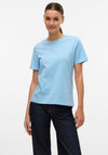 Vero Moda Paulina Short Sleeve T Shirt, Blue