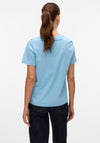 Vero Moda Paulina Short Sleeve T Shirt, Blue