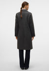 Vero Moda Fortune Sara Long Coat, Dark Grey