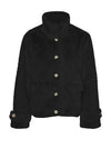 Vero Moda Sonjaeva Faux Fur Short Jacket, Black