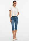 Vero Moda Elly Capri Jeans, Mid Blue
