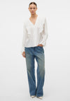 Vero Moda Kausa Frill Blouse, White