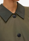 Vero Moda Lucia Maria Long Trench Coat, Green