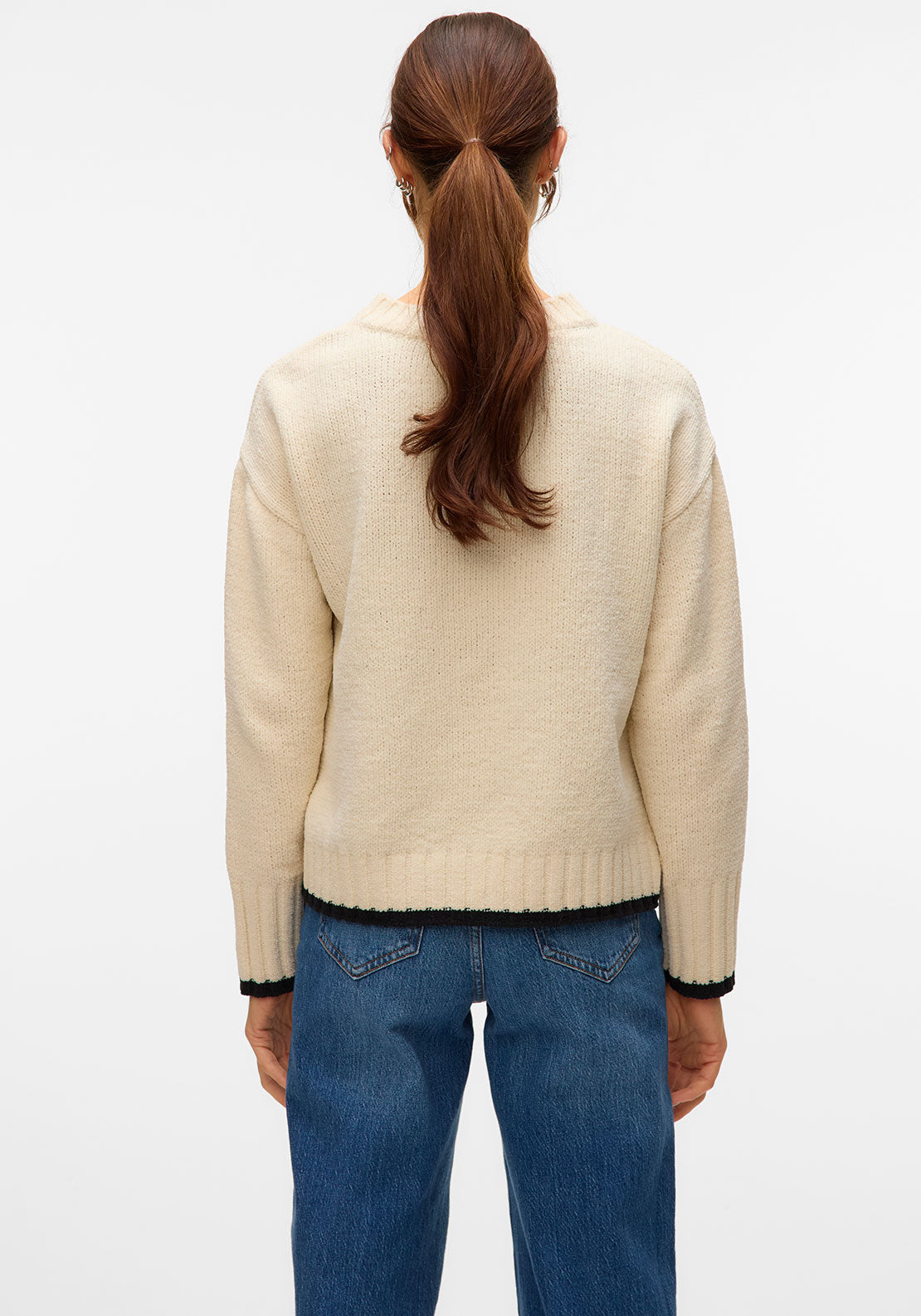 Vero Moda Shadow Soft Knit Jumper, Cream