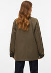 Vero Moda Wales Cord Trim Jacket, Green