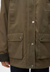Vero Moda Wales Cord Trim Jacket, Green