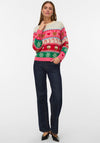 Vero Moda Round Neck Pull Over Christmas Jumper, Birch