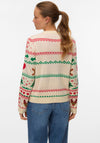 Vero Moda Round Neck Pull Over Christmas Jumper, Birch