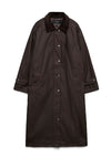 Vero Moda Zodiac Cord Collar Long Coat, Brown