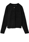 Vero Moda Marina Button Neck Knit Cardigan, Black