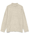 Vero Moda High Neck Pullover Jumper, Birch