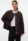 Vero Moda Millie Quilted Jacket, Brown