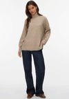 Vero Moda Doffy High Roll Neck Knit Jumper, Beige