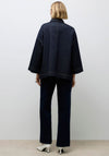 Vero Moda Verena Oversized Denim Jacket, Dark Blue