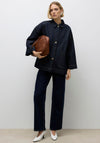 Vero Moda Verena Oversized Denim Jacket, Dark Blue