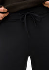 Vero Moda Eva Wide Leg Drawstring Trousers, Black