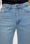 Vero Moda Tessa High Rise Mom Jeans, Light Blue Denim