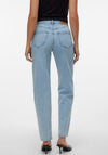 Vero Moda Tessa High Rise Mom Jeans, Light Blue Denim