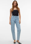 Vero Moda Tessa High Rise Mom Jeans, Light Blue Denim