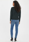 Vero Moda Doffy Round Neck Knit Jumper, Green