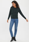 Vero Moda Doffy Round Neck Knit Jumper, Green