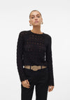 Vero Moda New Fabienne Knit Top, Black