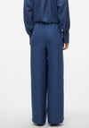 Vero Moda Melaney Relaxed Wide Leg Trousers, Denim Blue