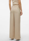 Vero Moda Melaney Relaxed Wide Leg Trousers, Beige