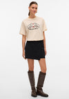 Vero Moda Melina Mini Short Skort, Black