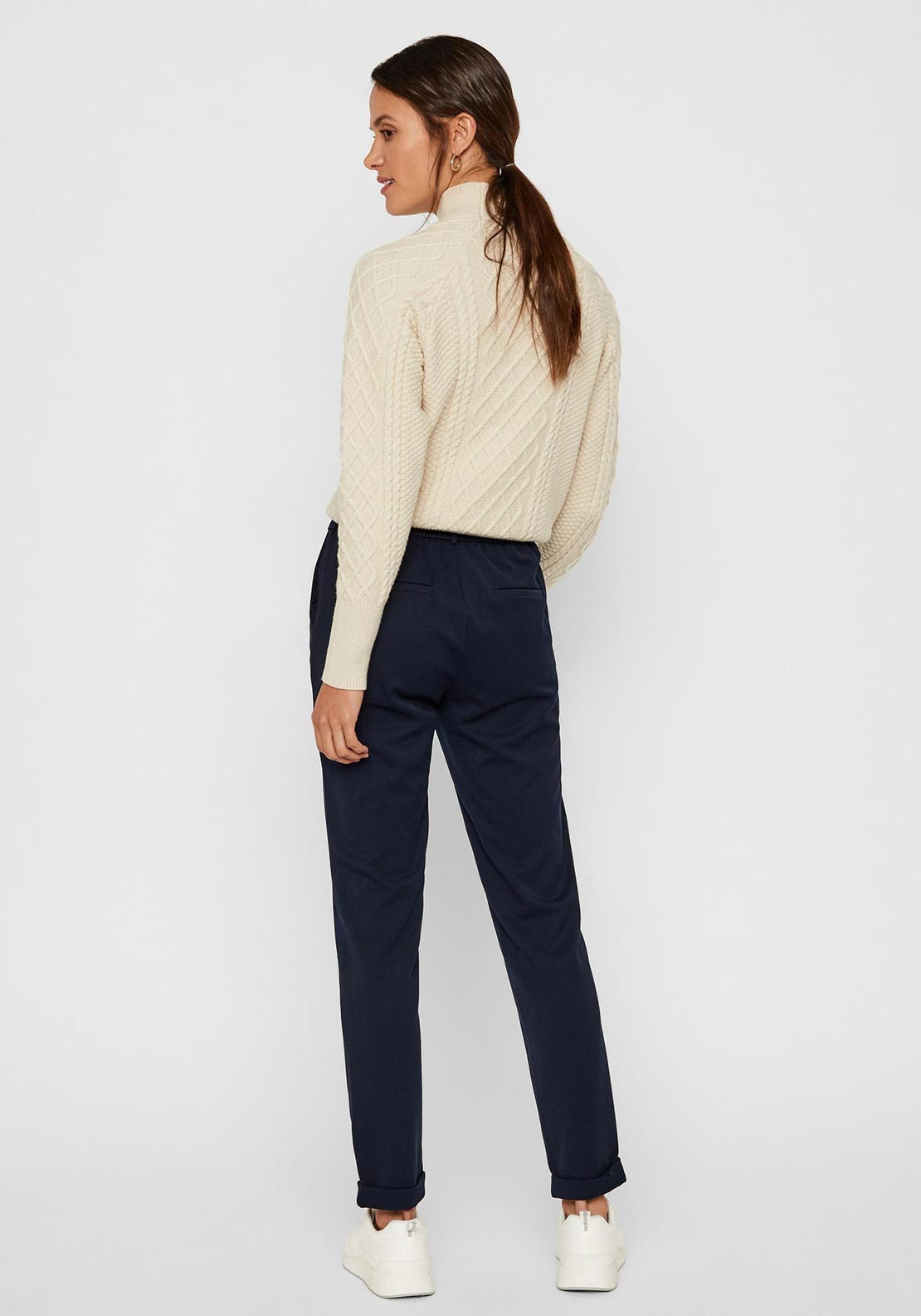 Vero Moda Maya Slim Leg Trousers, Night Sky
