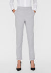 Vero Moda Maya Slim Leg Trousers, Light Grey Melange