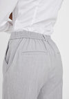 Vero Moda Maya Slim Leg Trousers, Light Grey Melange