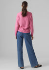 Vero Moda Doffy Soft Knit Jumper, Fuchsia Purple