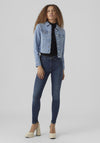 Vero Moda Luna Denim Jacket, Light Blue
