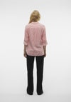 Vero Moda Bumpy Striped Shirt, Cayenne