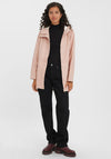 Vero Moda Malou Coated Jacket, Mahogany Rose