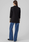 Vero Moda Frida Woven Ruched Sleeve Blazer, Black
