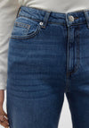 Vero Moda Tessa High Rise Wide Leg Jeans, Medium Blue Denim