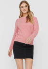 Vero Moda Doffy  Round Neck Jumper, Pink