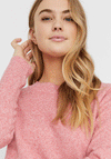 Vero Moda Doffy  Round Neck Jumper, Pink