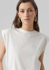Vero Moda Anna Batwing Vest Top, White