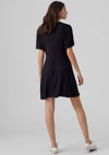 Vero Moda Alba Buttoned Mini Dress, Black
