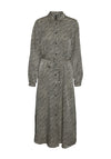 Vero Moda Izel Maxi Shirt Dress, Black & Birch
