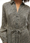 Vero Moda Izel Maxi Shirt Dress, Black & Birch