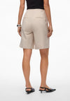 Vero Moda Nancy Bermuda Shorts, Silver Melange