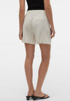 Vero Moda Mindy Pinstripe Shorts, Beige