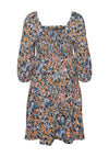 Vero Moda Ginny Floral Mini Dress, Black